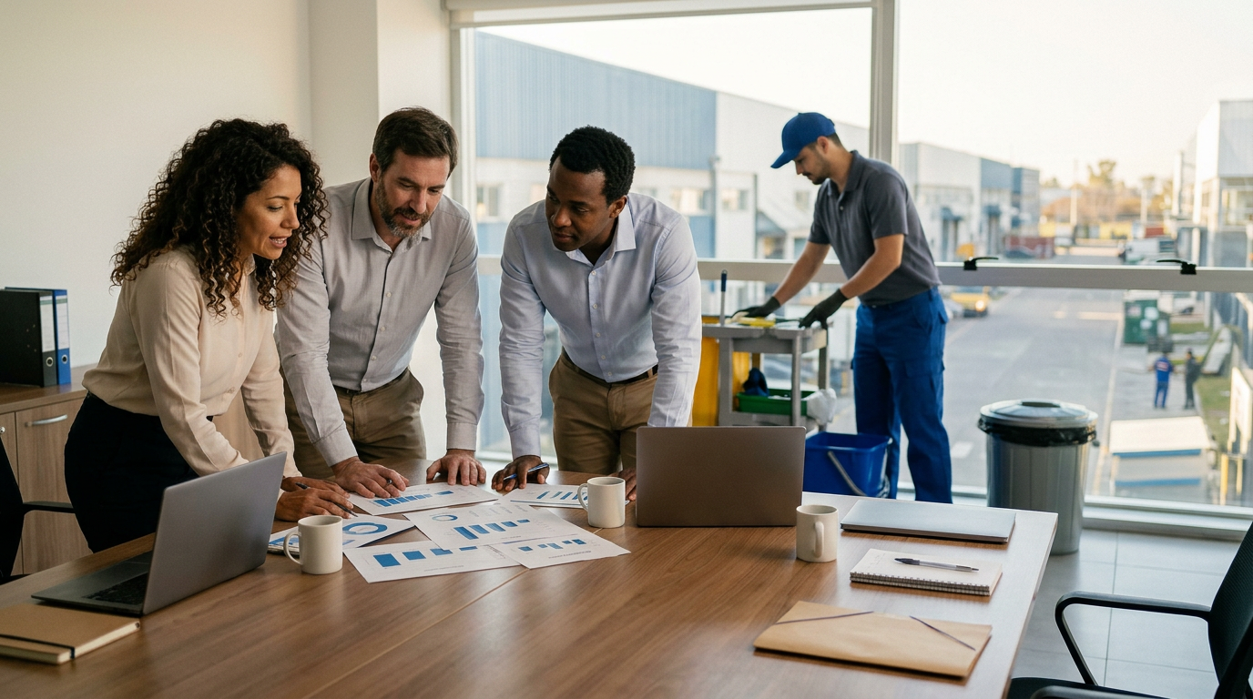 Costos ocultos de gestionar limpieza con personal propio vs. tercerización en oficinas industriales